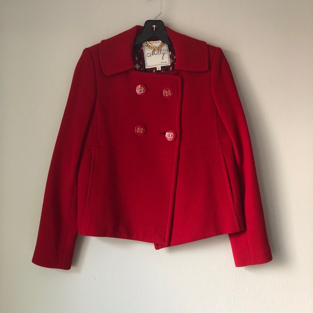 Milly of NY: Red Coat